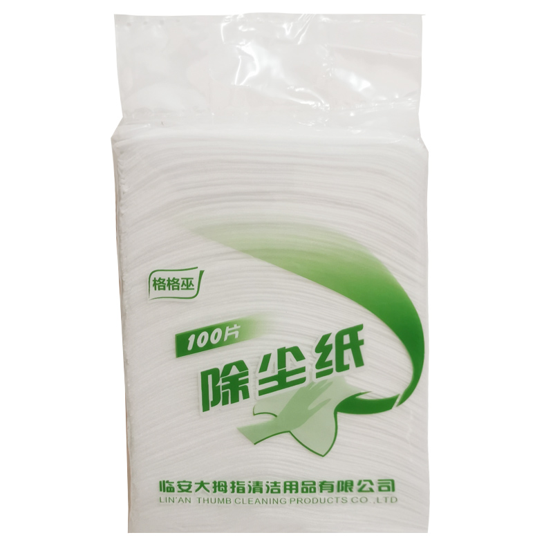 100 pieces of electrostatic dust removal paper disposable household vacuum paper mop pet hair floor wipes thumb