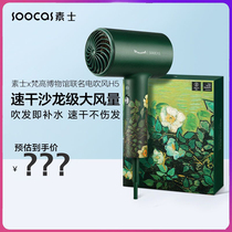Sushi hair dryer H5 home high power hair care does not hurt hair negative ion electric hair drum Van Gogh birthday gift