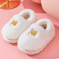 Шиба Ину сумка и хлопковые туфли белые