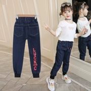 Bé gái 4 phiên bản Hàn Quốc 5 cộng nhung 6 dày 7 quần jean 8 trẻ lớn 9 trẻ em 10 gas ngoại 11 xuân và thu mới 12 tuổi