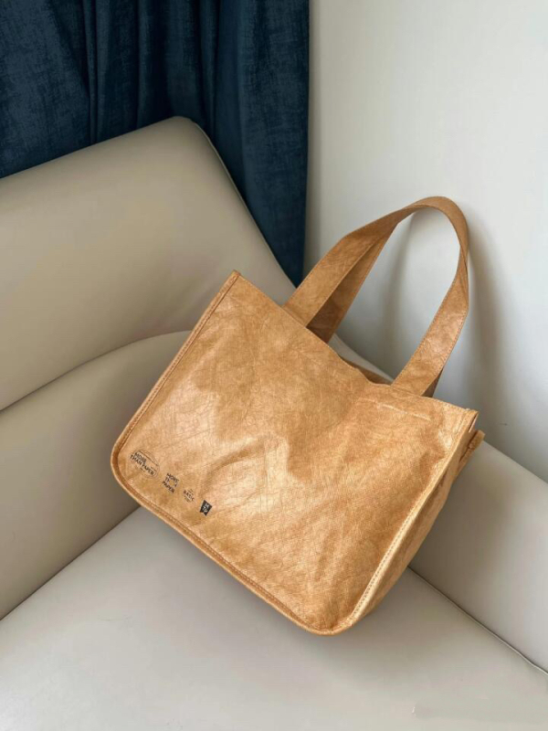 2025 Popular Dupont Paper Large Multi-Pocket Tote Bag Shoulder Bag Multi-Compartment Large Capacity Commuter Bag