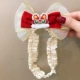 Красная детская повязка на голову, 0-2 лет