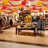 Цветовой флаг волновой флаг Потягивающий цветочная лента свадебная декора