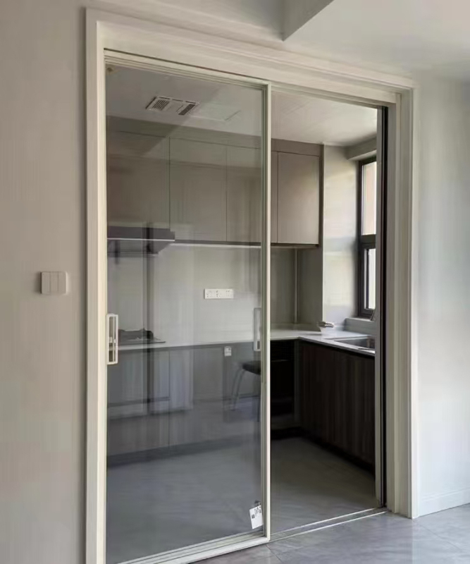Kitchen Sliding Doors, Balcony Sliding Doors, Bathroom Sliding Doors, Single-Layer 8mm Tempered Glass Kitchen Sliding Doors, Balcony Sliding Doors, Bathroom Sliding Doors, Single-Layer 8mm Tempered Glass