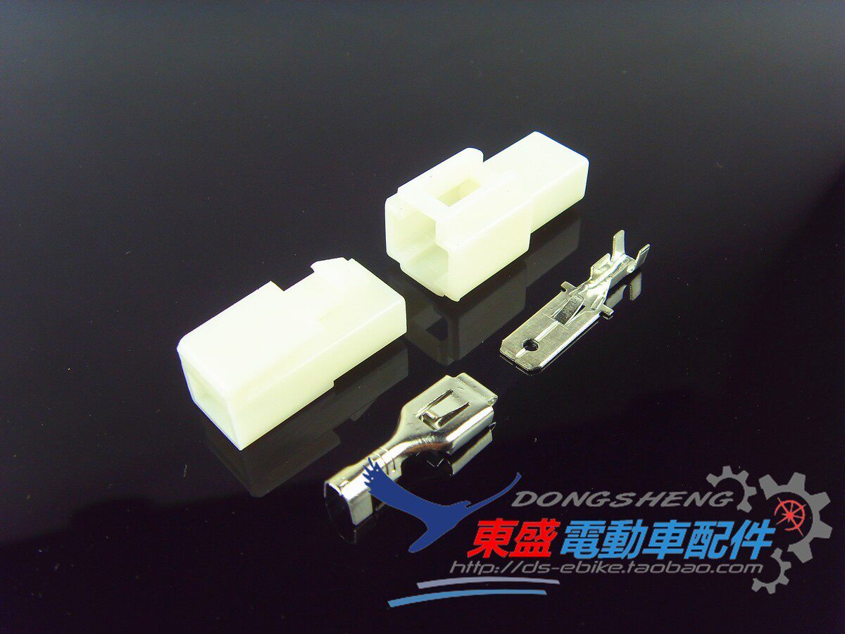 Electric vehicle accessories 6 3 type pure copper tinned 1-position connector 1P controller power plug