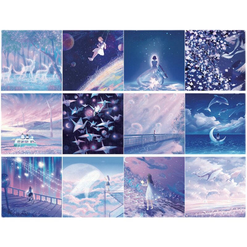 Starry double face color photocopy paper square student child Thousand Paper Cranes handmade new