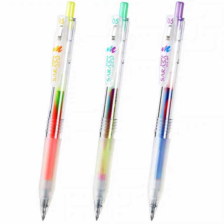 ZEBRA zebra dream mixed color JJ75 color drawing water-based pen net red rainbow colorful hand account girl heart stationery