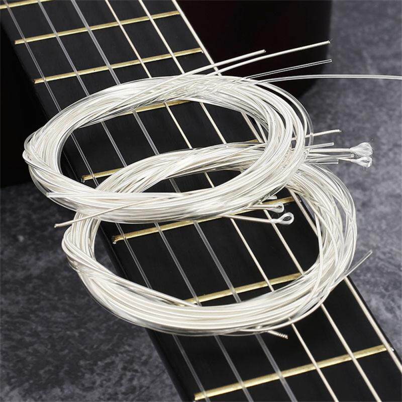 6pc Guitar Strings Classical Nylon Classical Strings Silver