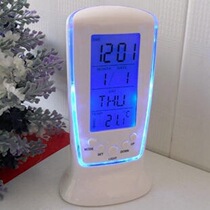 Digital Calendar Temperature LED Digital Alarm Clock with Bl