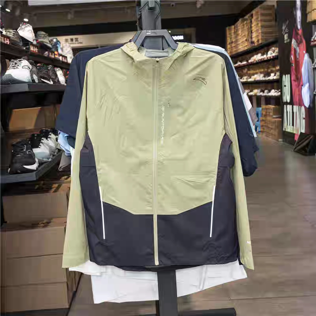 ANTA Air Armor丨Thin woven sports jacket men's summer windproof and breathable running windbreaker 152435604