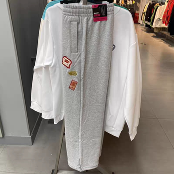 Anta good things happen丨new year's style women's spring knitted loose sports trousers straight-leg sweatpants 162418327