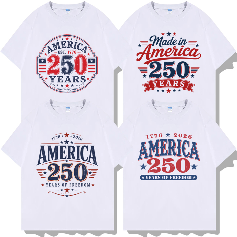 Usa 250Th Anniversary of Founding America 250 Freedom Short Sleeve T-Shirt