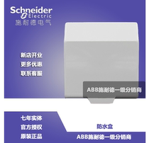 Schneider switch socket smooth splash box switch waterproof box white waterproof cover A3B 2223 DV