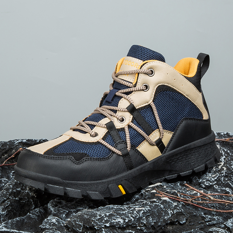 Locomotive riding shoes men riding boots, European and American wind high cylinder racing shoes Morbrigades outdoor locomotive shoes breathable riding boots