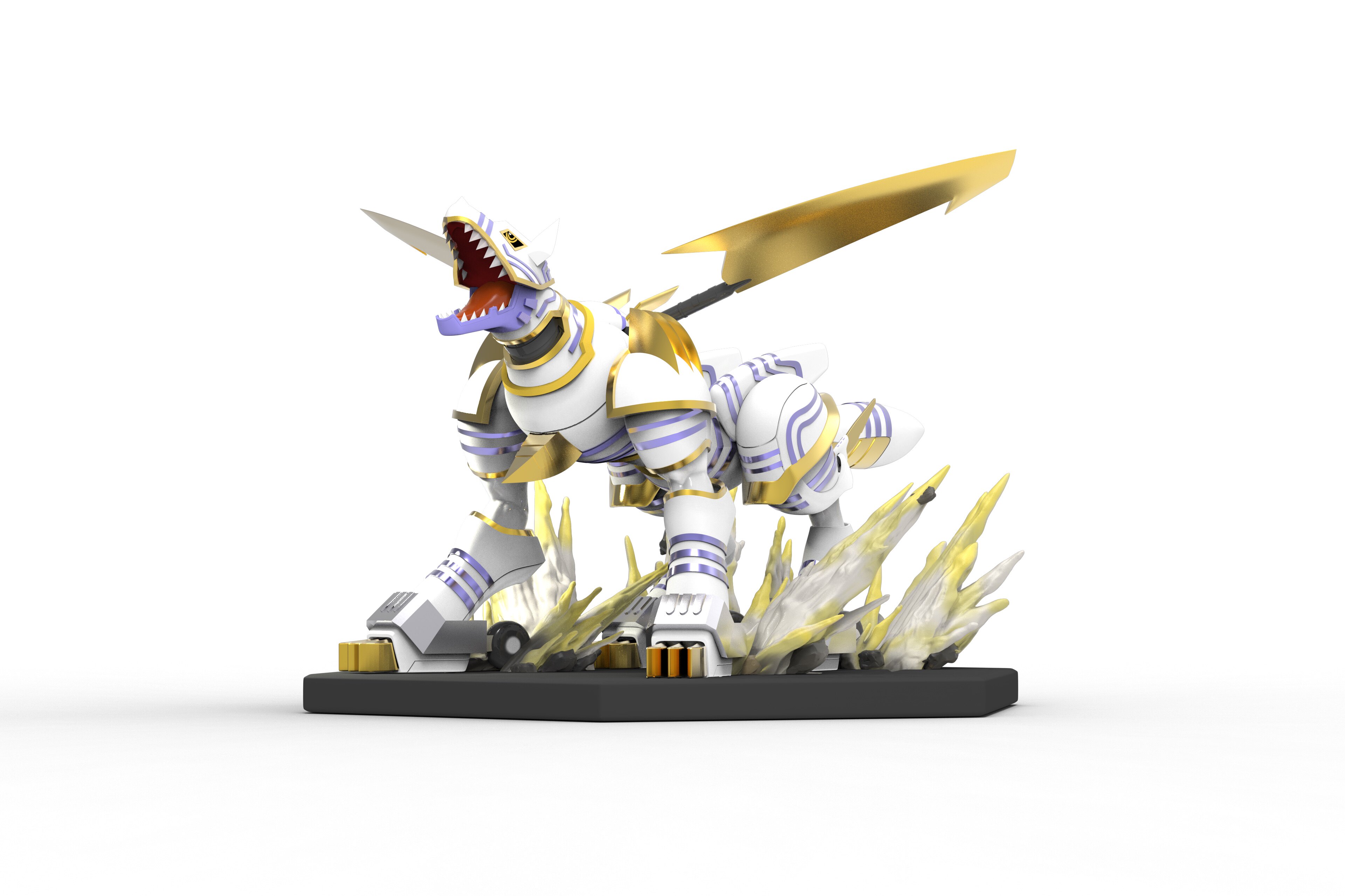 DMX Studio Digimon Adventure Garummon Resin Model In Stock