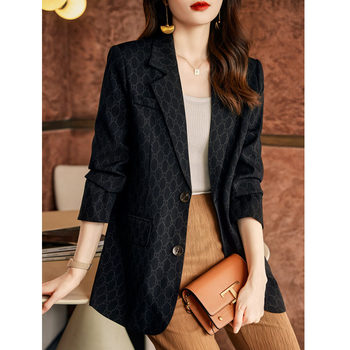 Outlets shopping mall big brand cut standard clearance pick up leakage spring and autumn casual suit jacket feminine temperament suit jacket