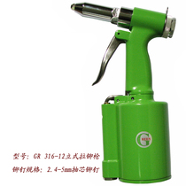 Del Green Brand 316-12 Pneumatic Core Pull Riveting Machine Green Card Vertical Hydraulic Riveting Gun Pneumatic Tool