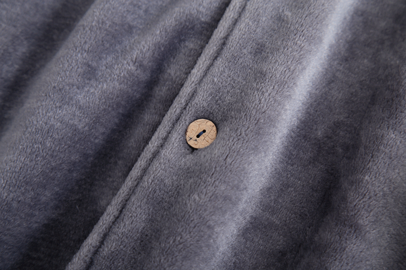 Bộ đồ ngủ một mảnh nam mùa thu và mùa đông dài tay nhung san hô mùa đông ấm áp flannel dịch vụ nhà mùa đông do ngu