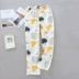 Quần pijama tình nhân, nữ, quần tây nam, xuân hè, vải cotton gạc, quần mặc nhà hai lớp, mỏng hoạt hình, XL, rời - Quần tây Quần tây