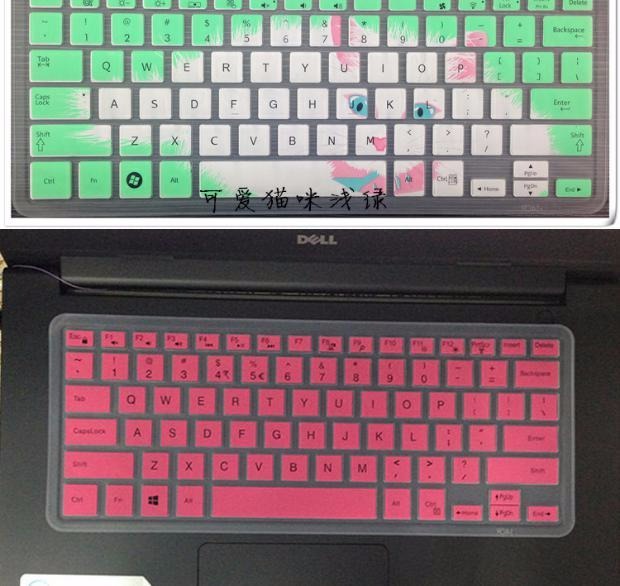 ✅ Dell Inspiron 7380 máy tính xách tay máy tính Inspiron5480 7580 5580 bàn phím màng bảo vệ chống bụi không dính bao gồm tất cả dán phi shortcut không sáng dễ thương phim hoạt hình silicone - Phụ kiện máy tính xách tay sticker dán máy tính casio