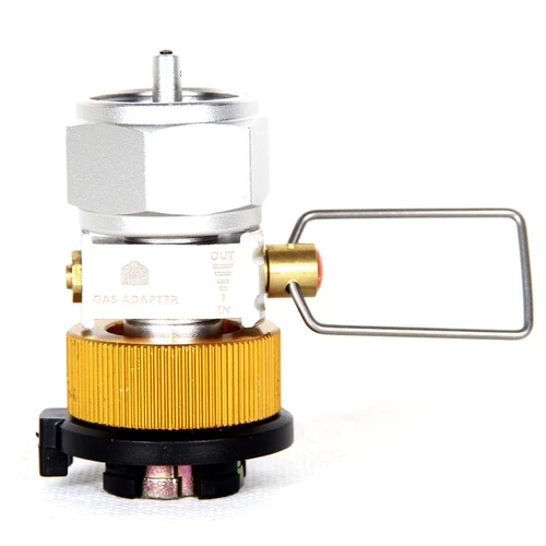 Кемпинг газовый бак газовый патронный клапан портативный регулирующий кончик вращения на открытом воздухе Соединение аксессуаров для кемпинговой печи аксессуары