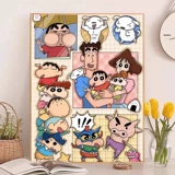 Алмазная картина с семьей Шин-тян, 2025, новая ручная работа, сделай сам, плитка в рамке, украшение для гостиной, спальни, картина, полная бриллиантов