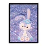 Мультяшный милый сиреневый кролик для спальни, «сделай сам», новая коллекция, инкрустировано бриллиантами