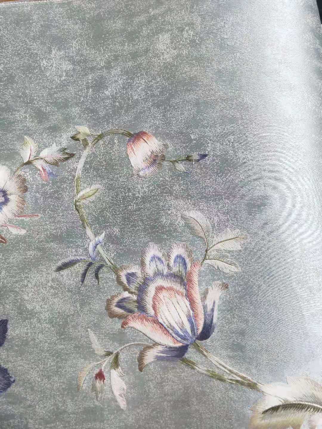 BREWSTER blues wall covering 7030-0012