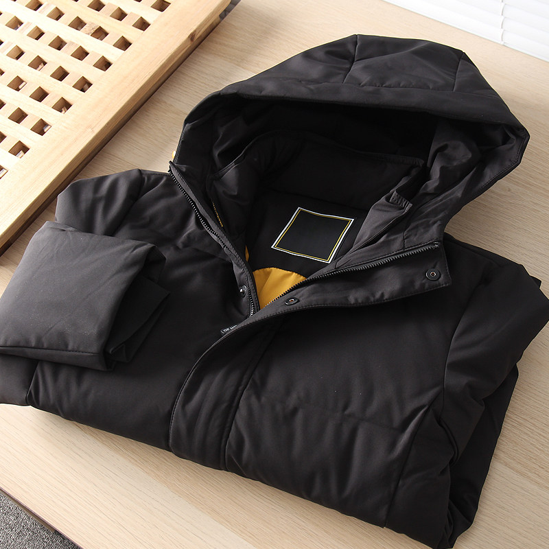 OMD Corporate Goods 85 Grey Duck Suede Foreign Trade Men's Clothing Autumn Winter Casual Warm and Hat Down Jacket Jacket Tide