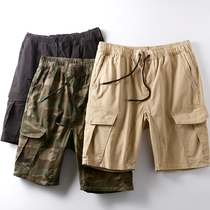 Ammerclick Ordnance Military-style Large Pocket Summer Casual Loose Comfort 50% Pants Men Tooling Shorts