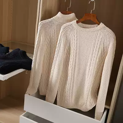 Good-looking is the key to cotton non-pilling foreign trade men's clothing factory cut standard tail goods classic twist casual sweater winter