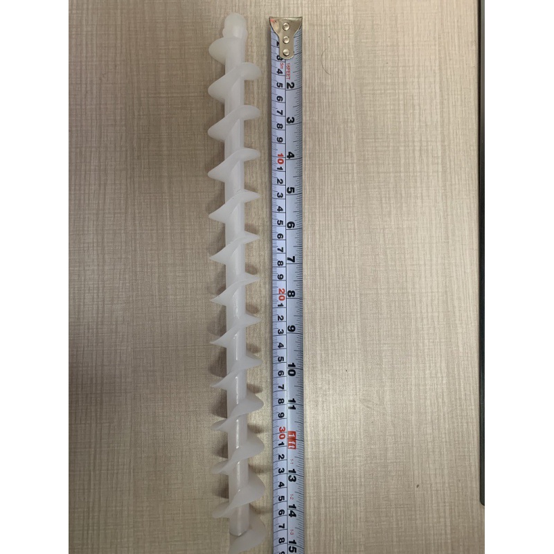 Original five-layer chocolate fountain machine plastic threaded shaft accessories wearing parts screw rod chocolate machine threaded shaft