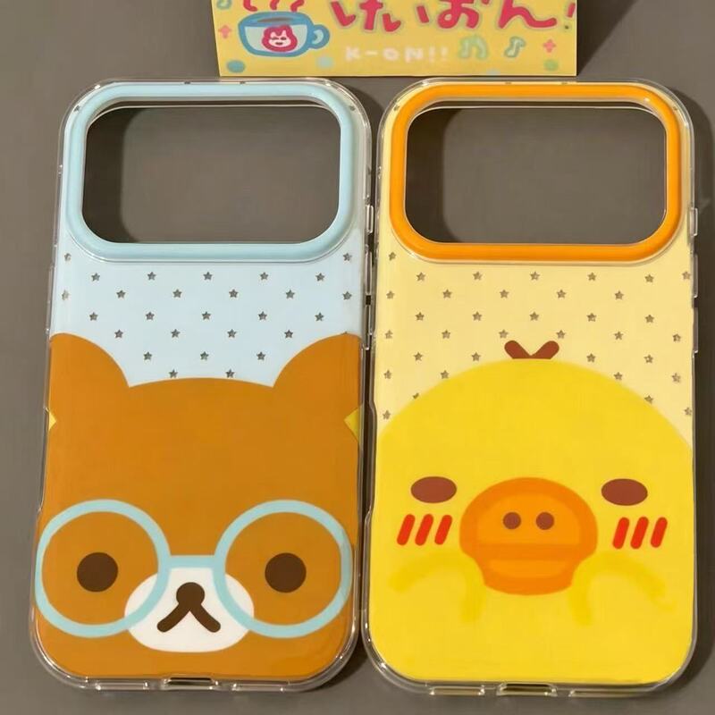 Rilakkuma Nose Chicken Is Suitable for Apple 17 Pro Max Phone Case, Huawei Nova 15 New Model, Oppo Reno15 Silicone, Vivo S50, Oneplus Ace5, Xiaomi 17, Redmi Note 15