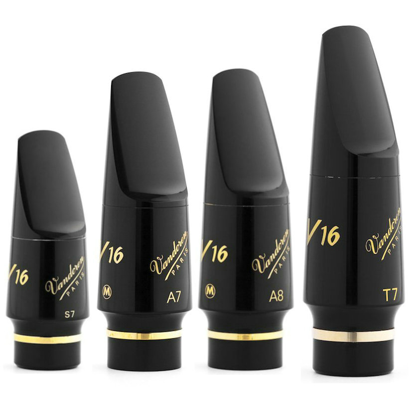 French Vandoren bends in V16 series soprano in sound saxophone jazz flute