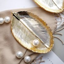 Cozyhome Comfort Ex-gratia Nordic Ins Creative Minima Leaf Styling Jewellery Storage Tray Earrings Containing Pan