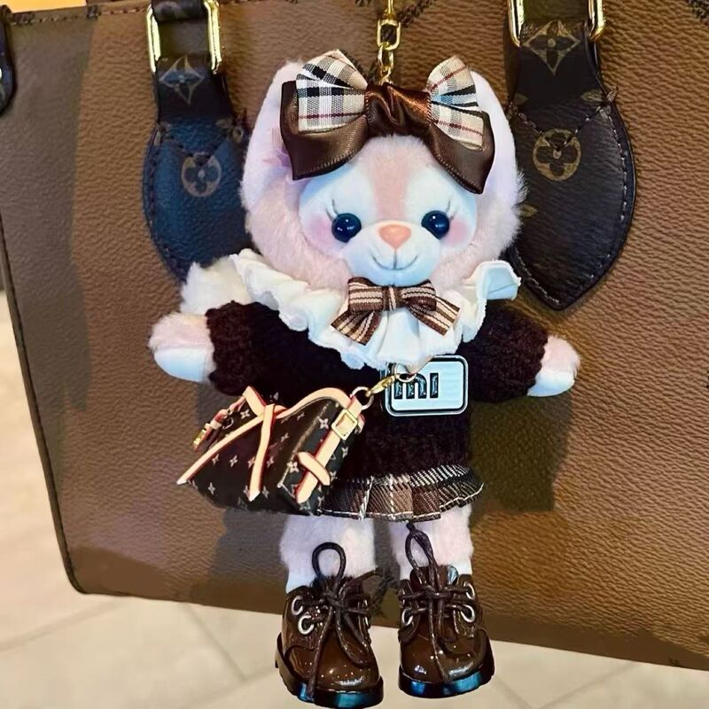 Cute Melard Beibei Mei Mei Little Bear Bag Pendant Plush Toy Car Keychain High-End New Car Gift