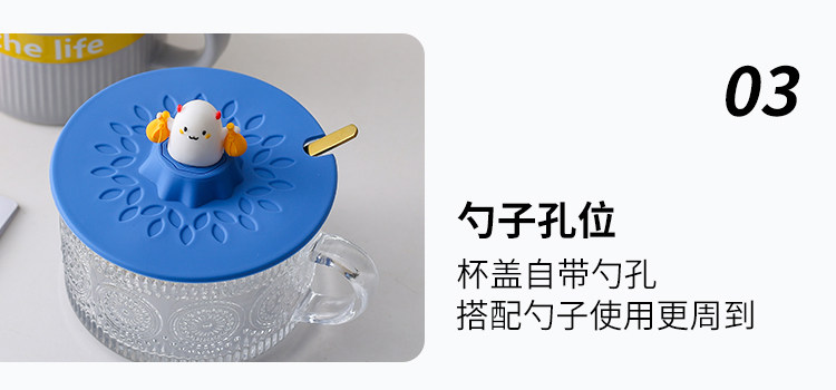 Универсальная большая крышка для стакана, пищевой силикон, 11-12см 