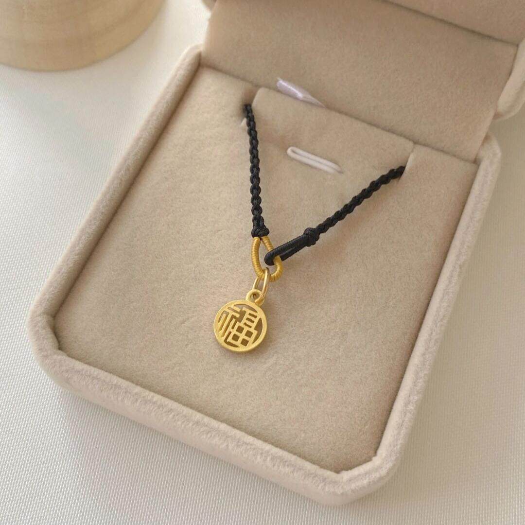 Shanghai Warehouse Spot Ottles Withdrawal Cabinet Clear Cabin Foray Woven Rope Necklace Outlets Women Accessories Olaidian