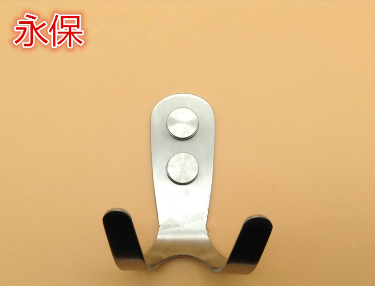 Stainless steel hook hanging clothes hook solid clothes hook stainless steel hooks Double clothes hook bathroom hooks Single hook