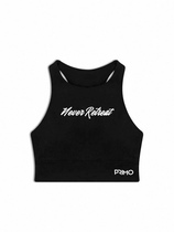Thai Primo vest girl with chest cushion sports Tai fist blouse black