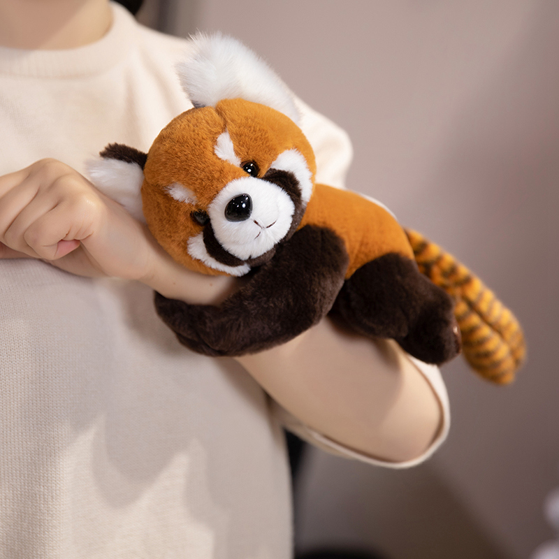 Cute Little Panda Slap Bracelet Raccoon Koala Plush Toy Realistic Raccoon Wristband Doll Gift Cute Little Panda Slap Bracelet Raccoon Koala Plush Toy Realistic Raccoon Wristband Doll Gift