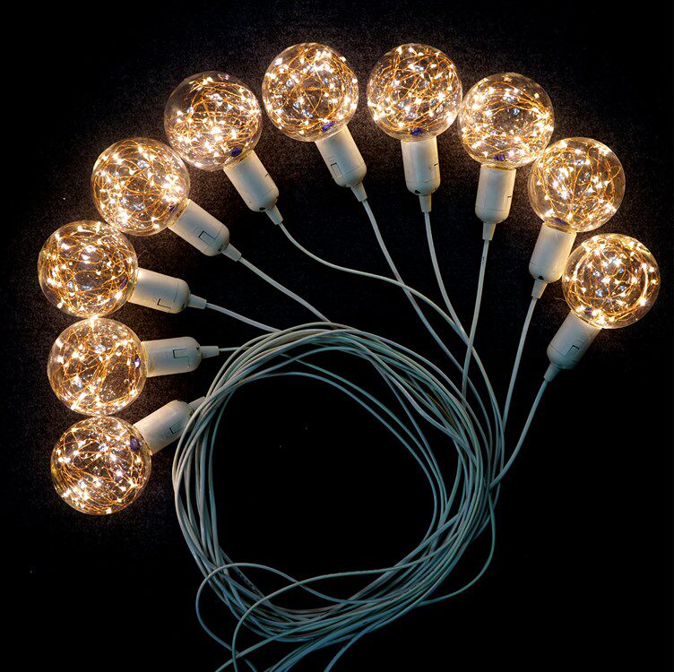 New wedding props dragon ball road lead light bulb road lead chandelier hanging lamp wedding stage layout background decorative lamp