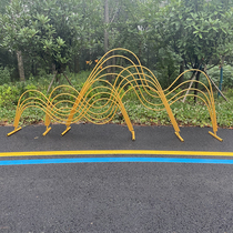 New wedding props fake mountain parts stage background decorated Chinese wedding roads quoted iron props fake mountain