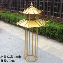 New wedding props Chinese style hexagonal Xiting gazebo hut road leading wedding layout stage decoration welcome decoration