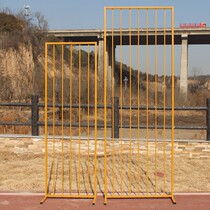New wedding props stage wrought iron screen shelf decoration wedding background decoration window geometric box decoration