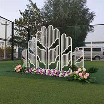 New wedding props iron screen swear Shan League Chinese wedding stage background decoration road