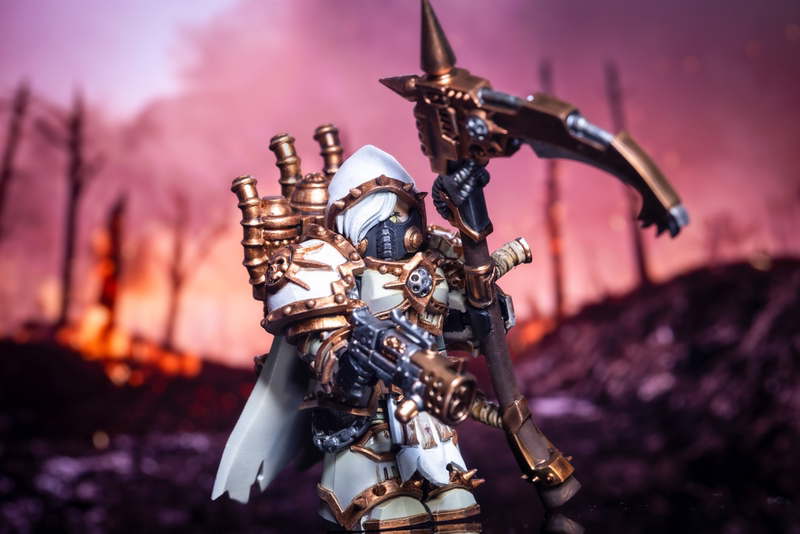 Mortarian Warhammer Space Series Third-Party Minifigure Factory Building Blocks