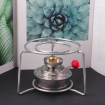 Stainless steel alcohol lamp with adjustable firepower heating thermal insulation small tea stove thickened eco-friendly oil lamp stove warm wine hot coffee cooker