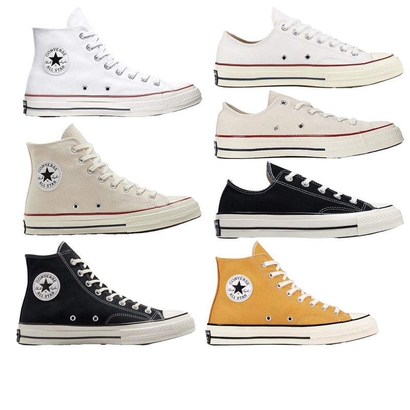 Converse 1970S Versatile Retro Classic High-Top and Low-Top Canvas Shoes for Men and Women, Genuine from the Store