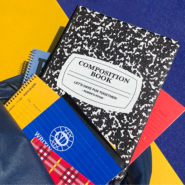 Rubbie Original · American Retro Notebook Tablet Case 2024 New iPad Tablet Protective Cover Same Style as American Tv Series Soft Case with Pen Slot Book Style